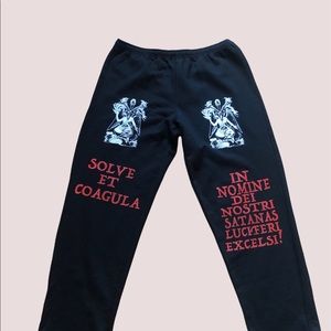 Baphomet sweatpants XXL Size solve et coagula